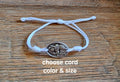 Christopher Catholic Bracelet with medal Saint   knotted cord Blessing adjustable Catholic gift Women Men Religious Jewelry from Medjugorje