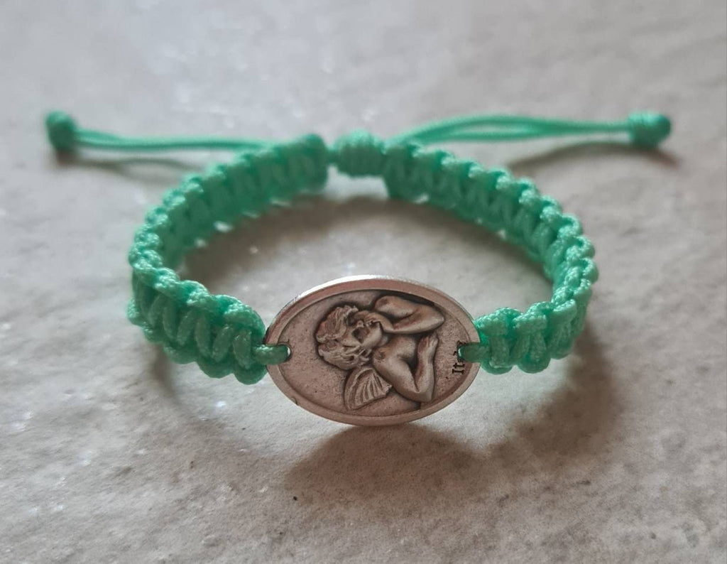 Angel Rafael bracelet, catholic bracelet, custom holy bracelet