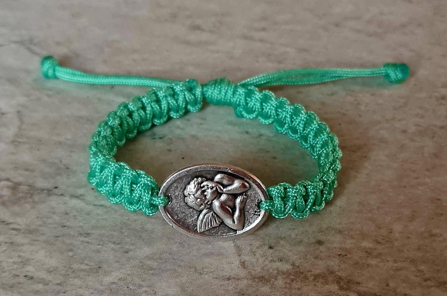 Angel Rafael bracelet, catholic bracelet, custom holy bracelet