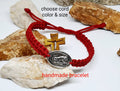 ST JUDE BRACELET, Saint Jude bracelet, st Jude medal, handmade adjustable bracelet, holy bracelet, religious jewelry from Medjugorje