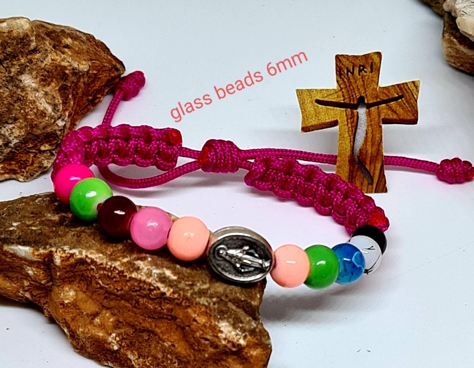 MIRACULOUS MEDAL, miraculous bracelet, baby bracelet, childs bracelet, kids bracelet, custom bracelet from Medjugorje