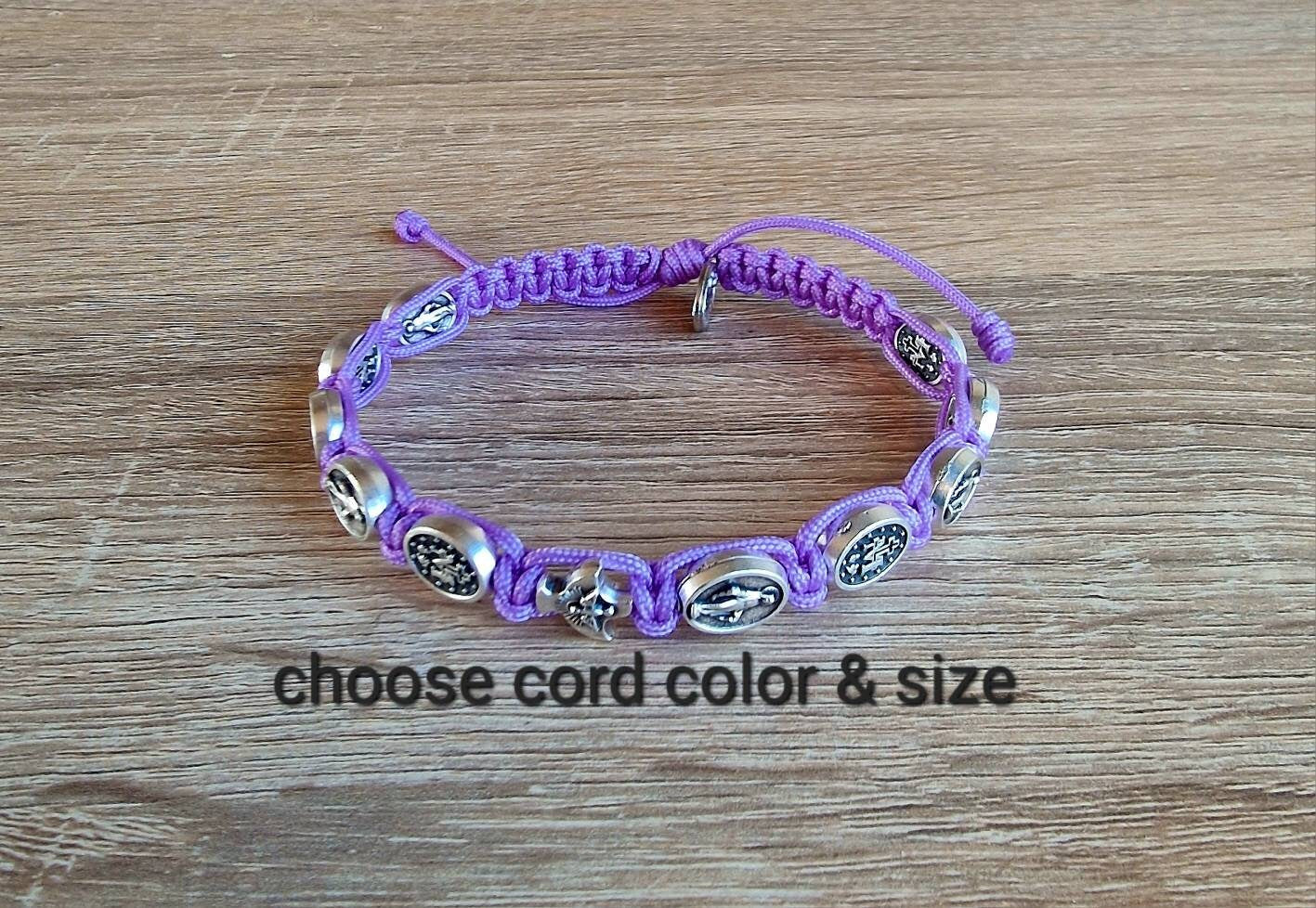 Miraculous bracelet,  Miraculous / holy Spirit Bracelet, Holy spirit Medal, catholic bracelet, catholic gift, blessing bracelet, handmade
