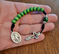 Miraculous pocket rosary, handmade single decade rosary, Miraculous one decade chaplet, Prayer beads rosary, unique tiny rosary