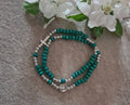 Handmade rosary bracelet, tiny rosary bracelet