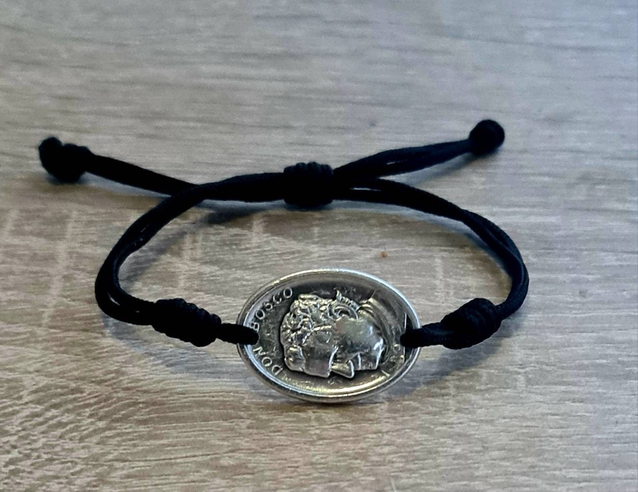 Don Bosco simple bracelet, Saint bracelet, catholic bracelet, knotted cord bracelet