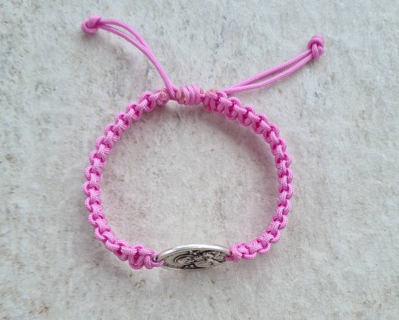 PERPETUAL HELP BRACELET, our lady of Perpetual help medal, catholic bracelet, adjustable holy bracelet, our mother of perpetual help