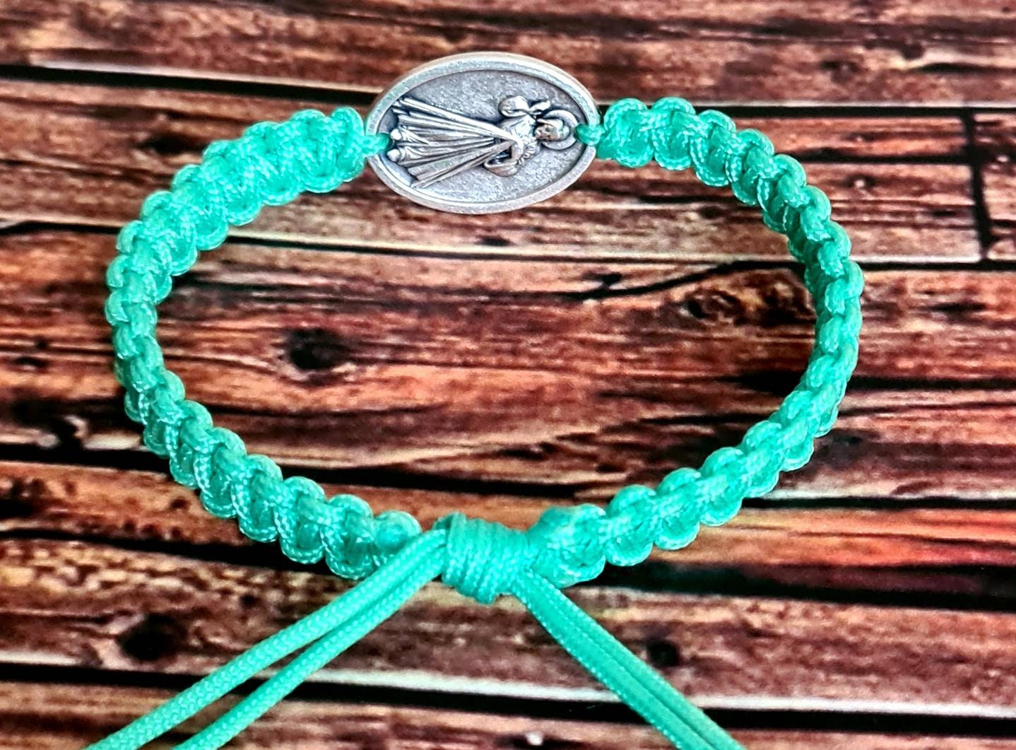 ST FAUSTINA KOWALSKA bracelet, handmade catholic bracelet, christian bracelet