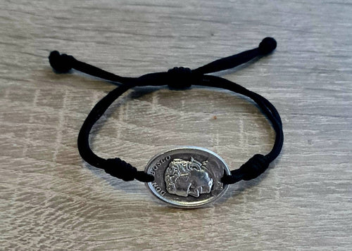 Don Bosco simple bracelet, Saint bracelet, catholic bracelet, knotted cord bracelet