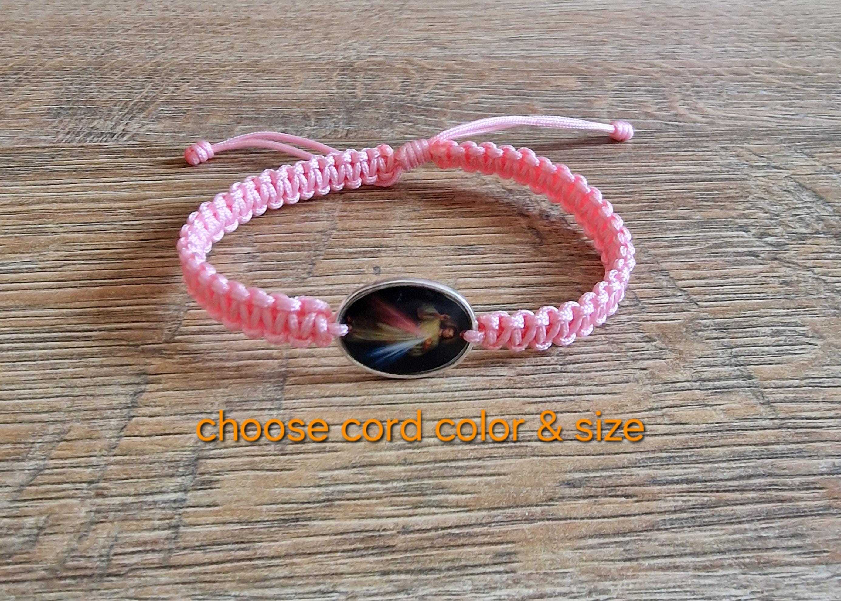 JESUS DIVINE MERCY simple bracelet, Jesus i Trist in you medals, Jesus medal bracet, Chrisrian bracelet, religious jewelry from Medjugorje