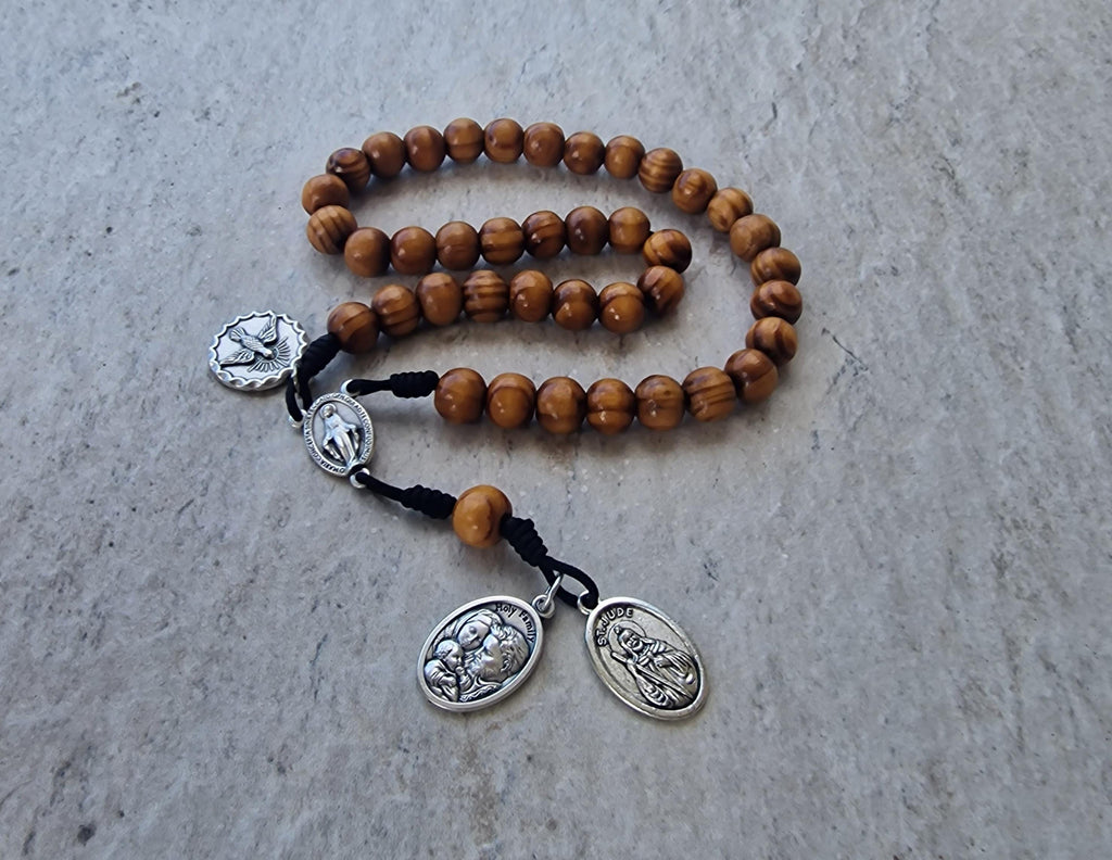 ST JUDE 40 beads prayer chaplet, st Jude rosary