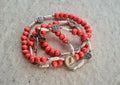 St Benedict rosary, wood beads rosary, catholic rosary